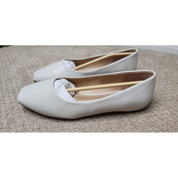 CUSHIONAIRE Shoes - CUSHIONAIRE Women's Skipper Flat Memory Foam Wide Width 7.5 W IVORY Ballet NEW